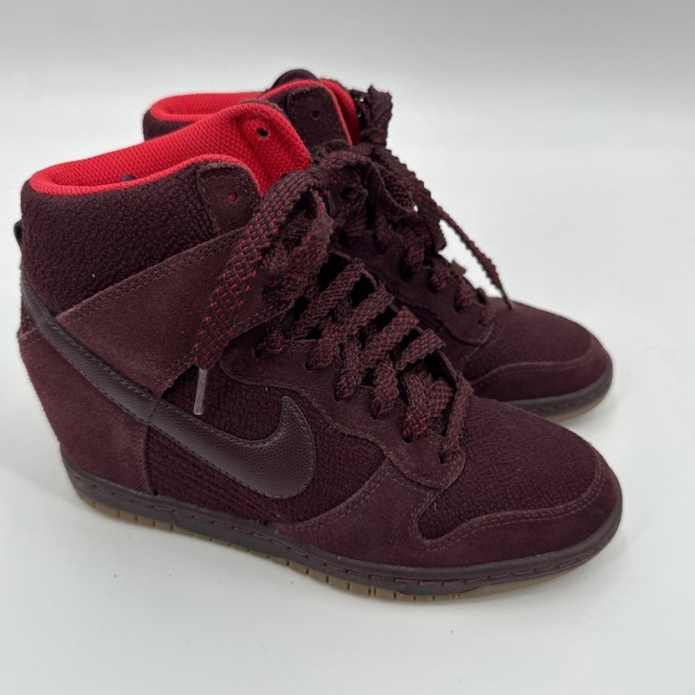 Rare Nike Dunk Sky Hi Suede Hidden Wedge Sneakers